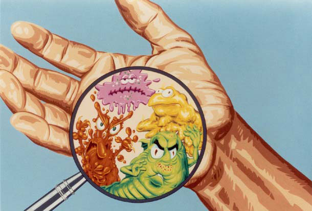 germs on hands